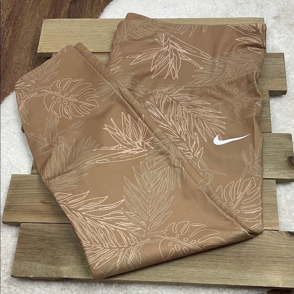 Nike One Luxe Mid-Rise Leggings Tropical Gold